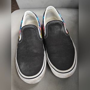 Vans glow in the dark slip-on us 9.5m